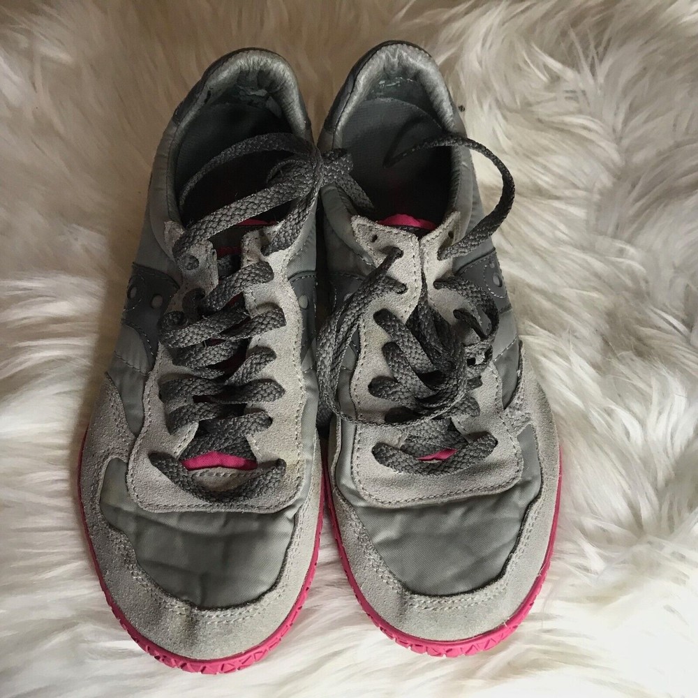 Saucony Women's Running Shoe Sneakers Pink Gray Size 6
